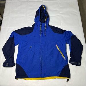 Polo Ralph Lauren Sport Coat Mens Size XXLarge Full Zip Hooded VTG